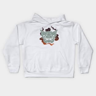 The great Oni Mask 4 - Yabisan - Vector Style Kids Hoodie